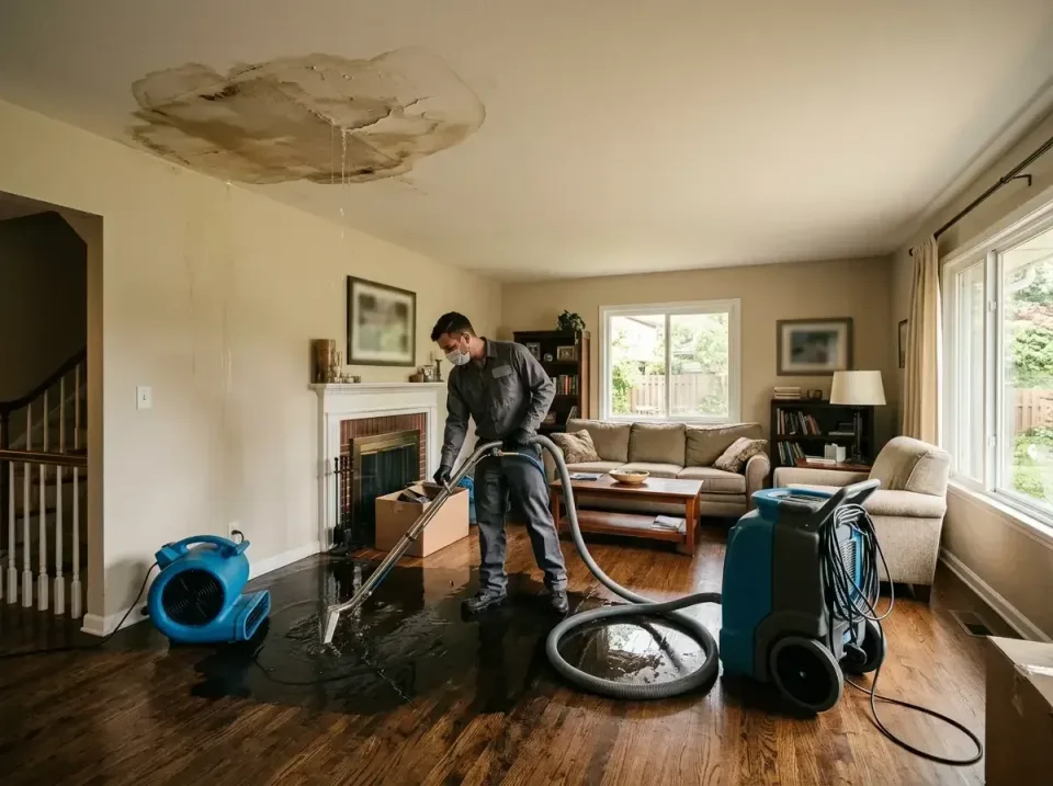 attic-pipe-burst-ceiling-drip-008 — frequently asked questions, Water Damage Restoration & Carpet Care in Evansville, IN